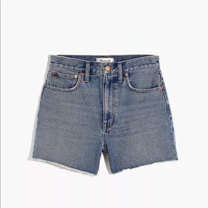 Madewell High Rise Denim Short